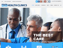 Tablet Screenshot of mdhealthclinics.com